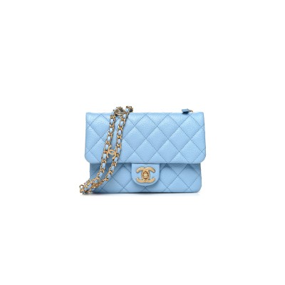 CHANEL CAVIAR PICK ME UP FLAP BELT BAG 1240713 (17*13*3cm)